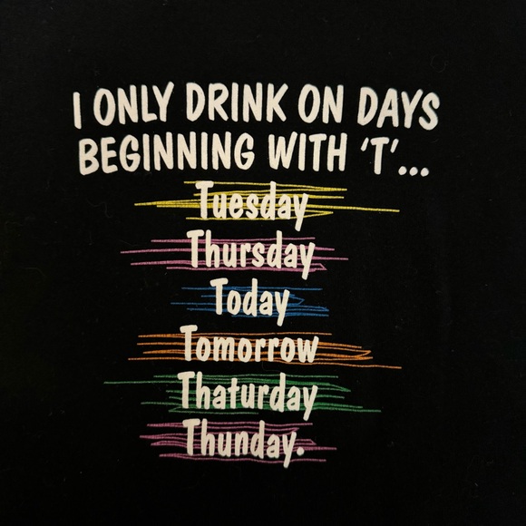 I Only Drink On…Baby Fit Tee - Picture 2 of 4